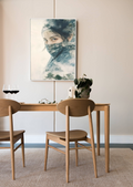 Misty Portrait Canvas Wall Art – Premium Gallery-Wrapped Artwork