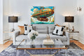 Steampunk Airship Canvas Wall Art | Fantasy Sci-Fi Decor