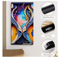 Abstract Fluid Symmetry Canvas Wall Art | Modern Abstract Decor