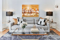 Seven Running Horses Canvas Wall Art | Feng Shui Horse Painting